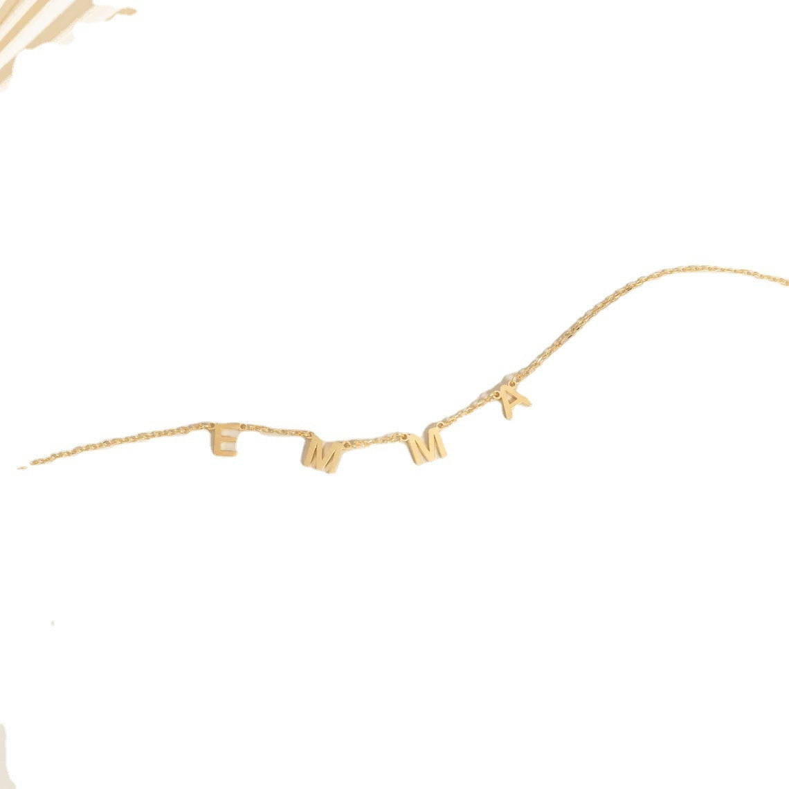 Personalized Alphabet Name Necklace DIY Cypto-OS