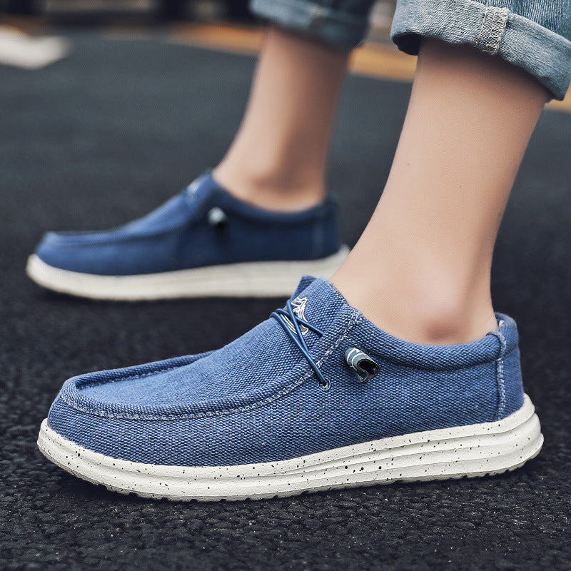 Men Loafers Fashion Canvas Shoes Cypto-os-shop