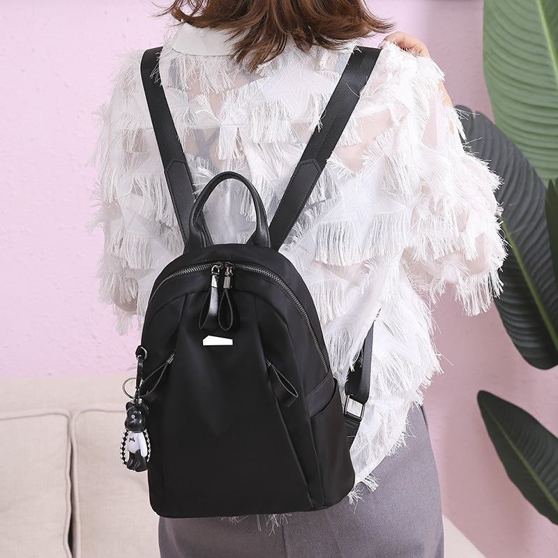 Ins Fashion Backpack Women Solid School Bag Outdoors Travel Bags Girl Cypto-os-shop