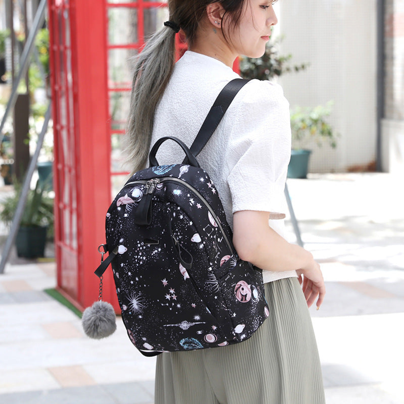 Ins Fashion Backpack Women Solid School Bag Outdoors Travel Bags Girl Cypto-os-shop