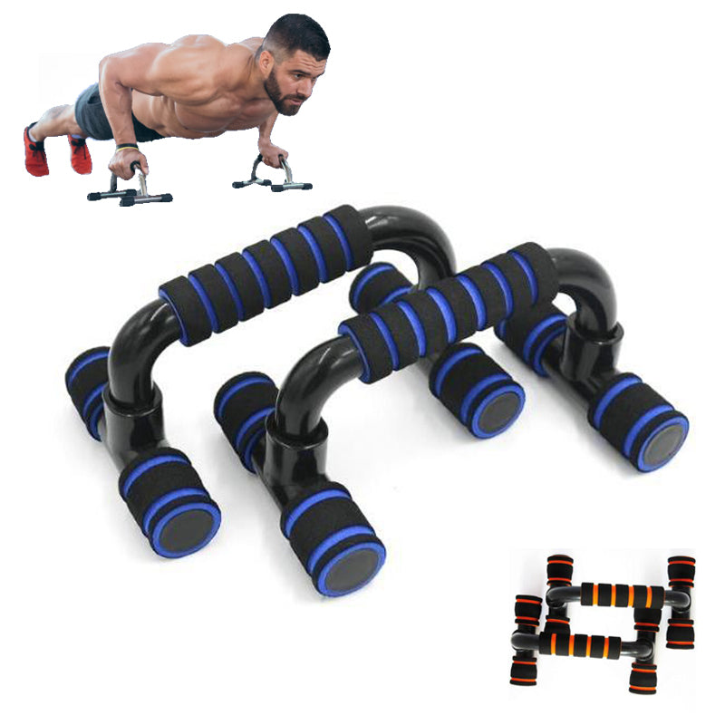 H-shaped Push-up Stand Sponge Hand Grip ABS Fitness Chest Training Grip Bar Fitness Exercise Trainer Cypto-os-shop
