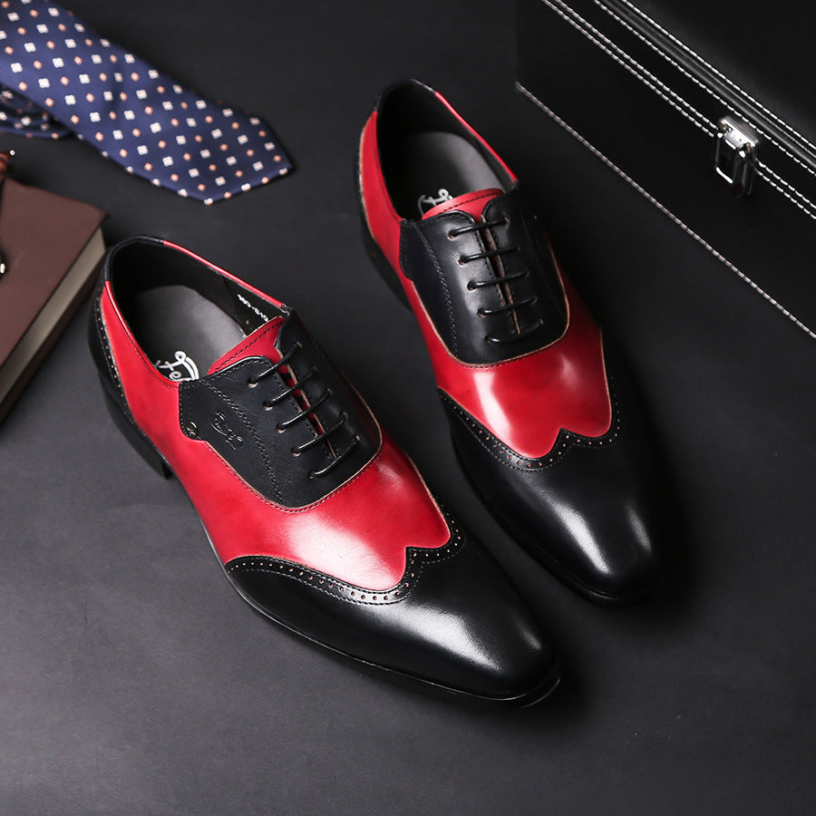 Genuine Leather Formal Business Leather Shoes Men - Cypto-OS