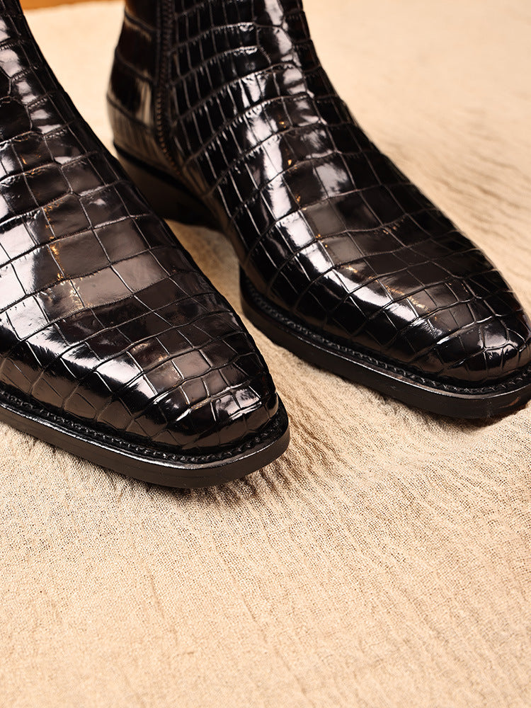 Fashion Men's Genuine Leather Dress Shoes Cypto-OS