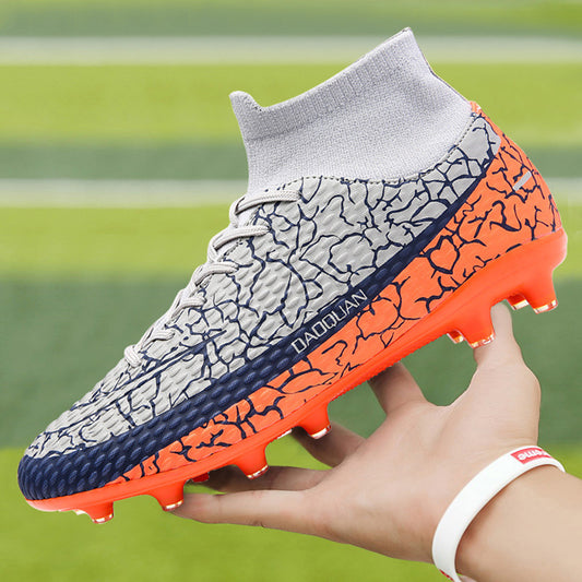 Soccer Men's High Top Youth Student Training Shoes Cypto-OS