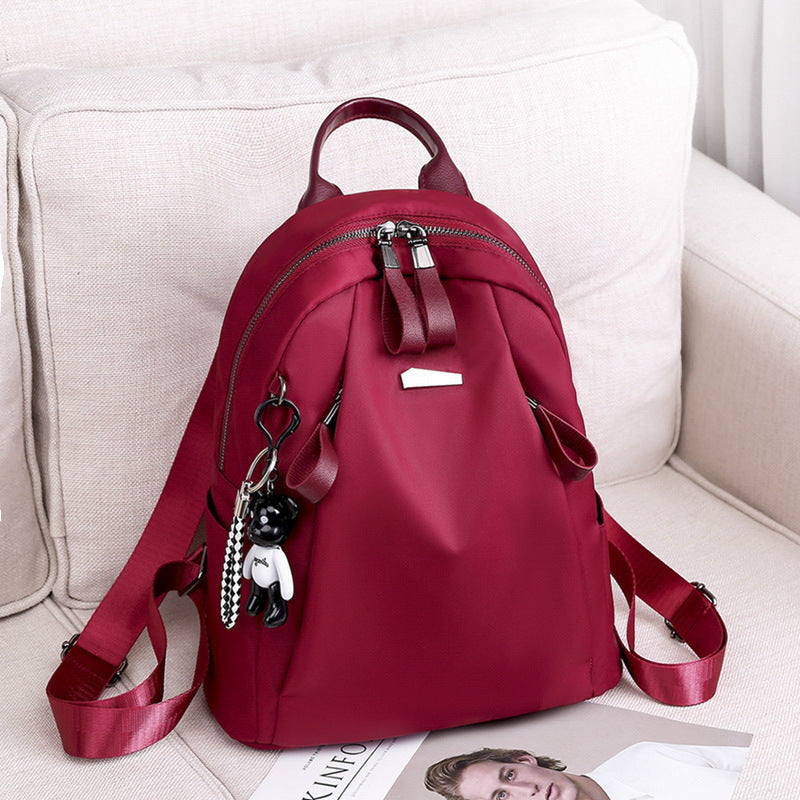 Ins Fashion Backpack Women Solid School Bag Outdoors Travel Bags Girl Cypto-os-shop