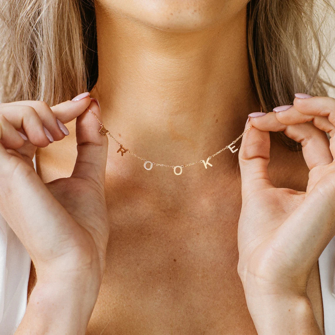 Personalized Alphabet Name Necklace DIY Cypto-OS