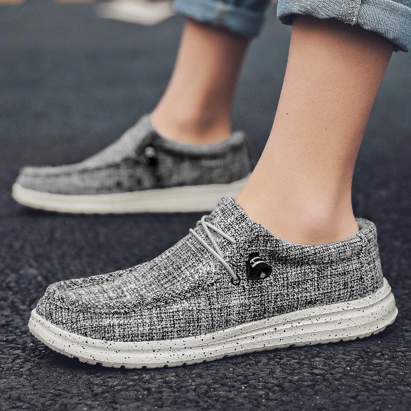 Men Loafers Fashion Canvas Shoes Cypto-os-shop