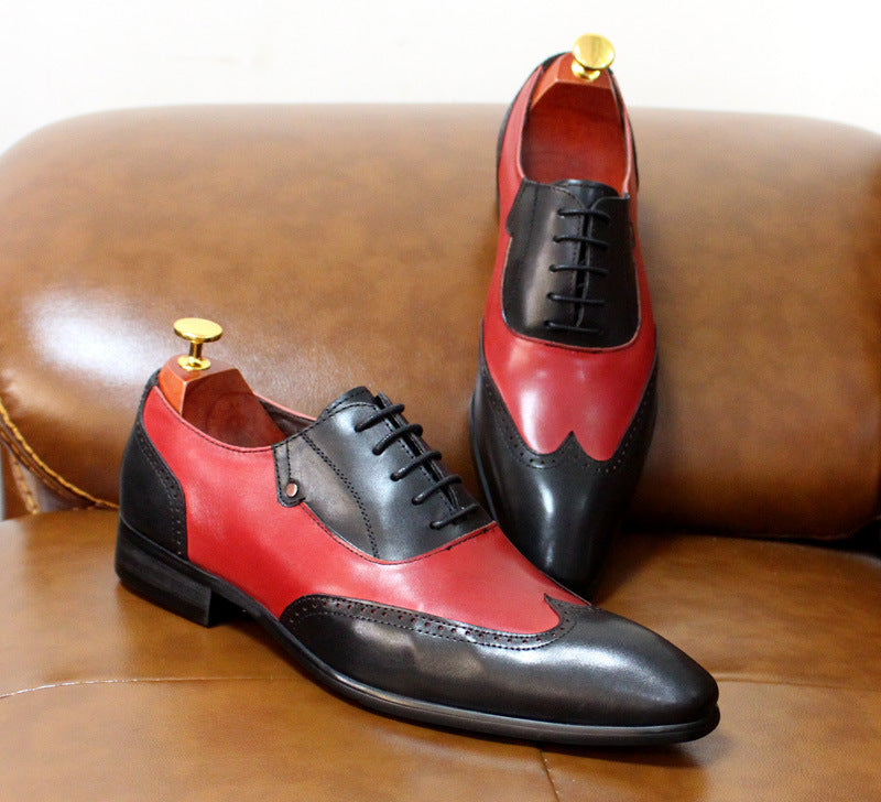 Genuine Leather Formal Business Leather Shoes Men - Cypto-OS