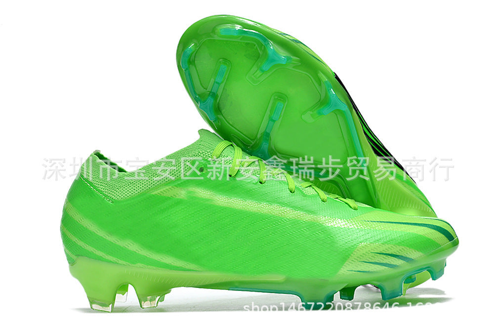 Men's Built-in Full Air Cushion Waterproof Knitted FG Studs Soccer Shoes Cypto-OS