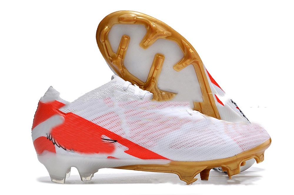 Men's Built-in Full Air Cushion Waterproof Knitted FG Studs Soccer Shoes Cypto-OS