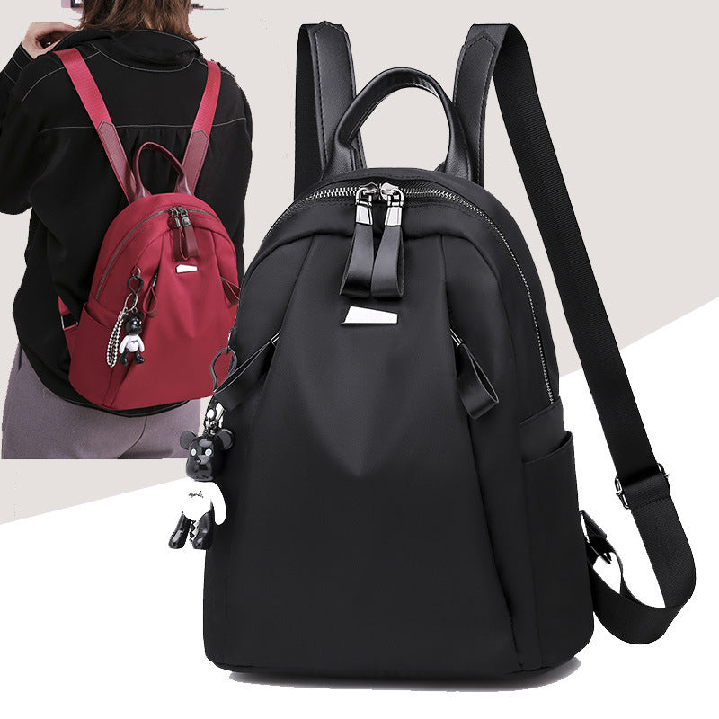 Ins Fashion Backpack Women Solid School Bag Outdoors Travel Bags Girl Cypto-os-shop