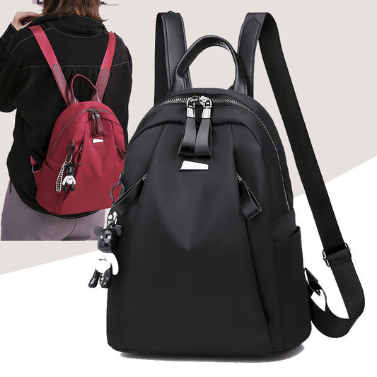 Ins Fashion Backpack Women Solid School Bag Outdoors Travel Bags Girl Cypto-os-shop