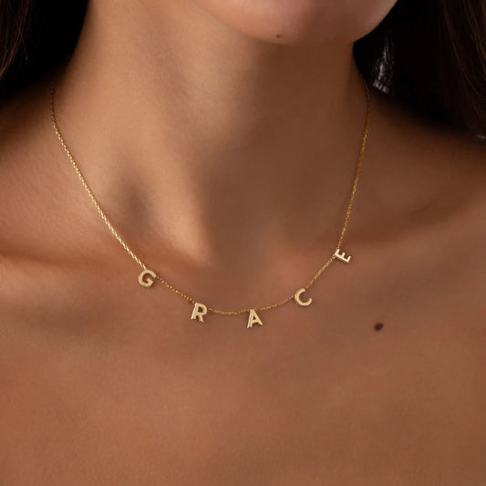 Personalized Alphabet Name Necklace DIY Cypto-OS