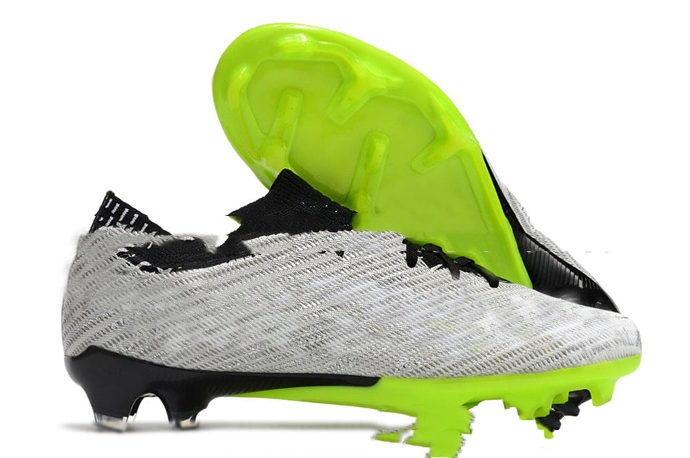 Men's Built-in Full Air Cushion Waterproof Knitted FG Studs Soccer Shoes Cypto-OS
