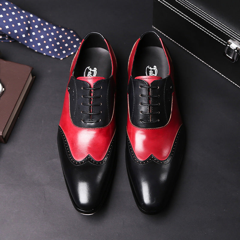 Genuine Leather Formal Business Leather Shoes Men - Cypto-OS