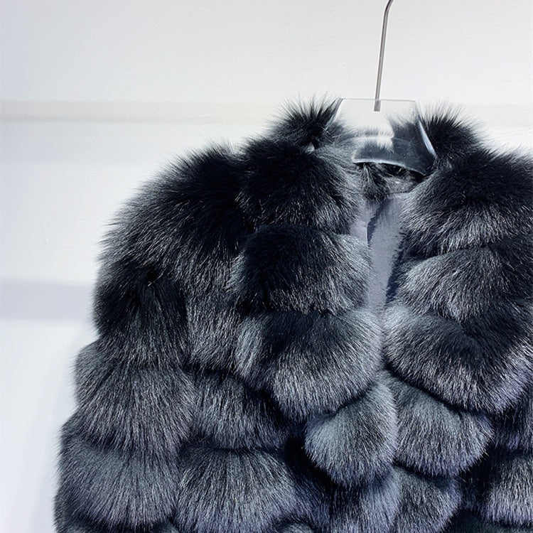 Men's Real Fur Long Fur Coat Winter Cypto-OS