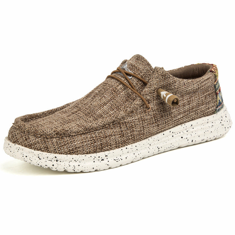 Men Loafers Fashion Canvas Shoes Cypto-os-shop