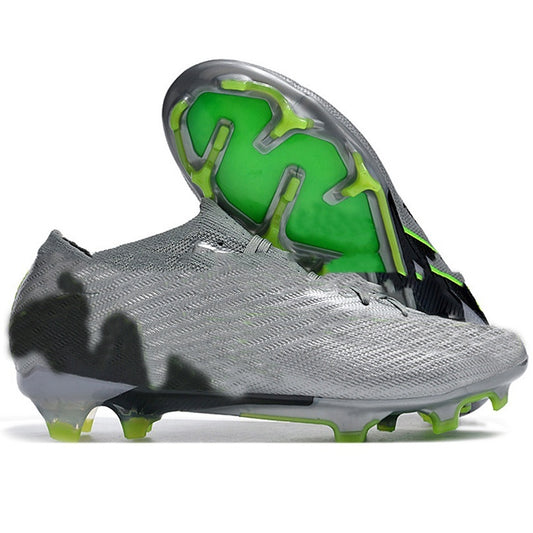 Men's Built-in Full Air Cushion Waterproof Knitted FG Studs Soccer Shoes Cypto-OS
