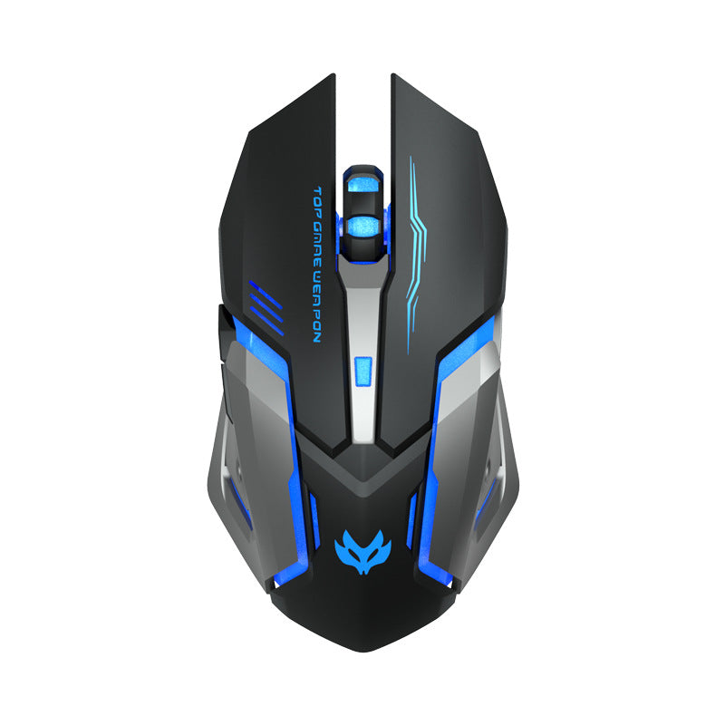 Wireless Charging Silent Gaming Mouse Machinery Cypto-OS