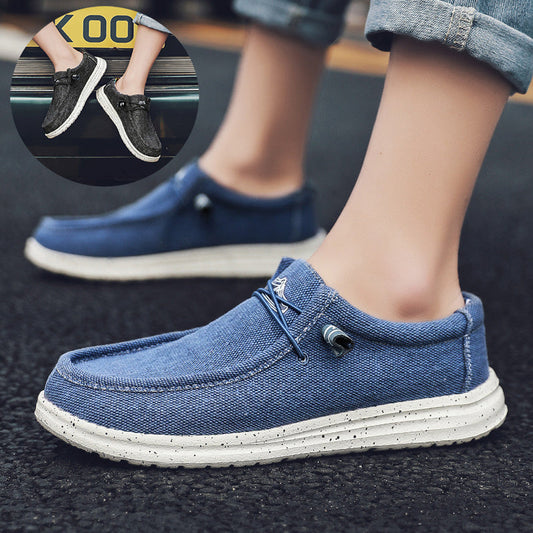 Men Loafers Fashion Canvas Shoes Cypto-os-shop