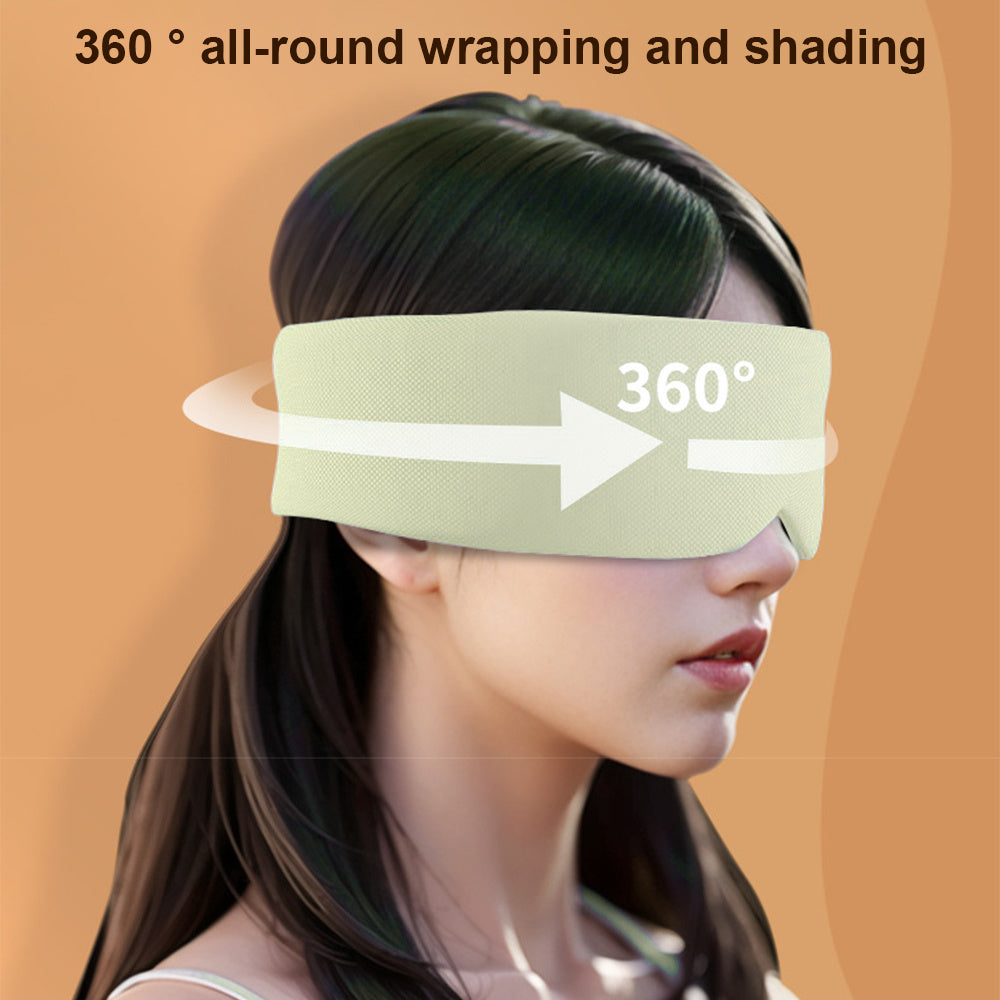 Silk Cotton Padded Eye Full Cover Block Light Blindfold Double Face Warm Cold Sleeping Masks For Women Soft And Comfortable Blindfold For Travelling - Cypto-OS