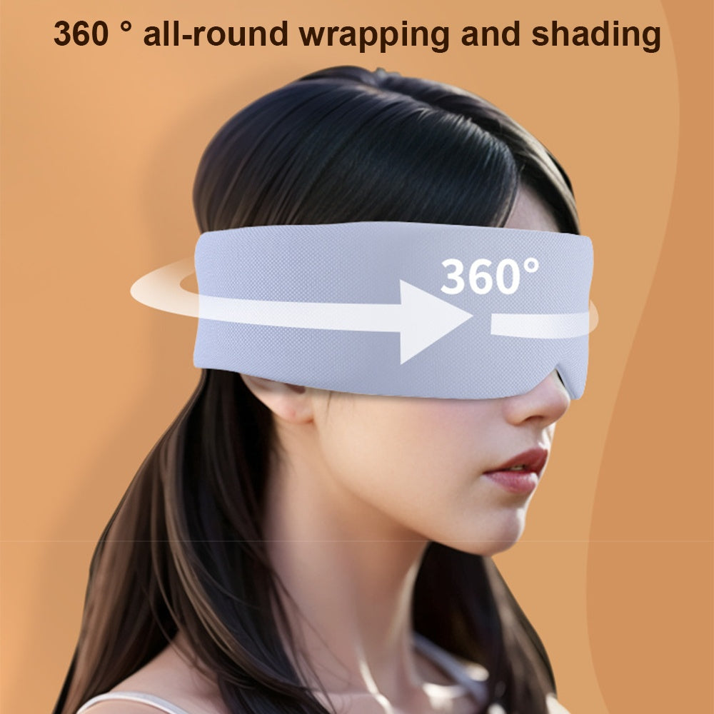 Silk Cotton Padded Eye Full Cover Block Light Blindfold Double Face Warm Cold Sleeping Masks For Women Soft And Comfortable Blindfold For Travelling - Cypto-OS