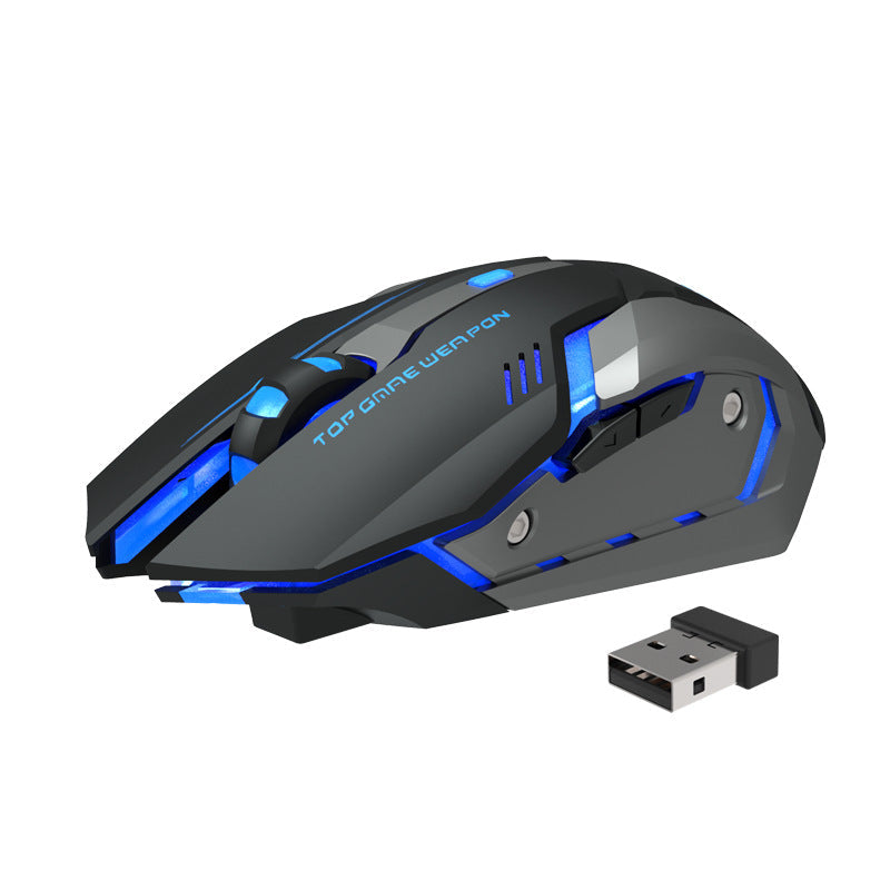 Wireless Charging Silent Gaming Mouse Machinery Cypto-OS