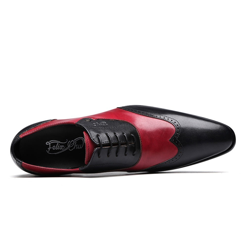 Genuine Leather Formal Business Leather Shoes Men - Cypto-OS