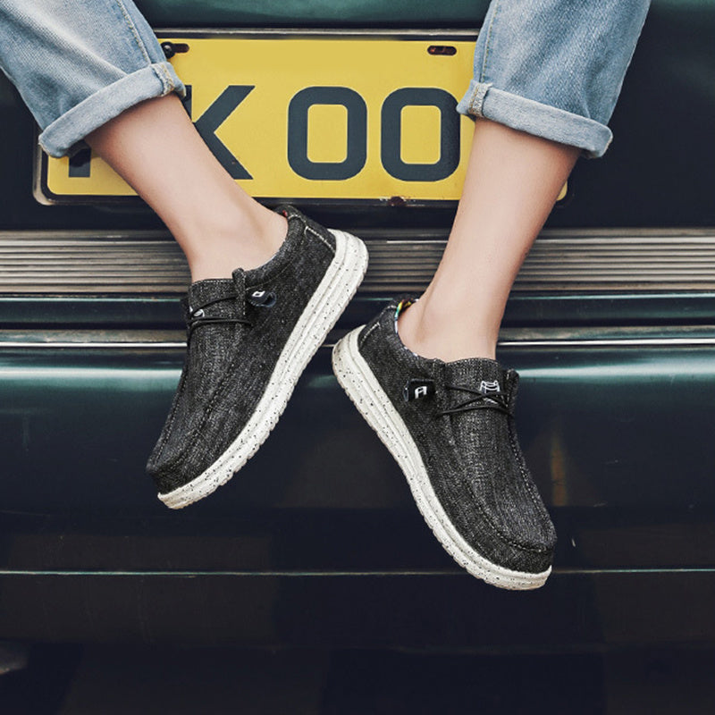 Men Loafers Fashion Canvas Shoes Cypto-os-shop