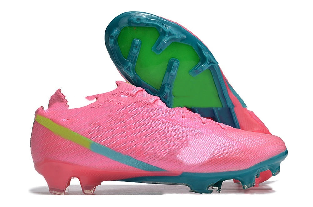 Men's Built-in Full Air Cushion Waterproof Knitted FG Studs Soccer Shoes Cypto-OS