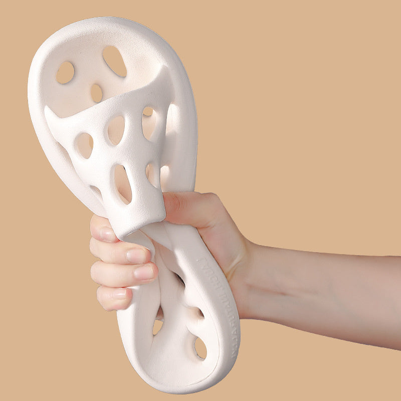 Soft Shoes Hollow Out Non-Slip Bathroom Slippers Women Home Indoor Shoes Cypto-os-shop